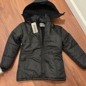 Reverse Classic Black Kids Puffer Coat